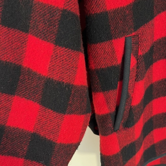 WOOLRICH Vintage Wool Popover Hooded Poncho - Picture 4 of 9